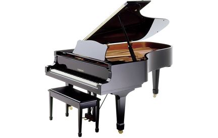 C7 (Disklavier) Mk IV pro 7'6" digital/acoustic grand piano (midi piano) w/cover Black